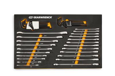 44 PC. WRENCH AND HEX KEY SET