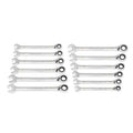 12 PC. RATCHETING WRENCH SET
