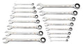 16 PC.RATCHETING WRENCH SET