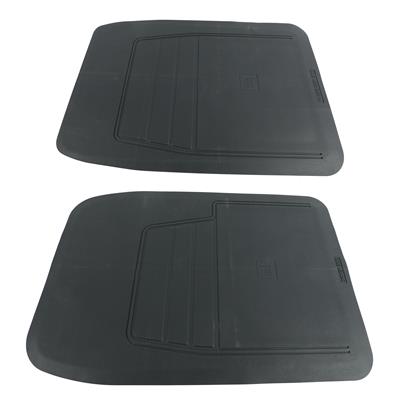 FLOOR MAT SET - GRAY