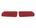 SUNVISOR CLOTH RED PAIR
