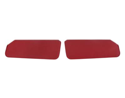 SUNVISOR CLOTH RED PAIR