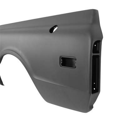 BEDSIDE PANEL STEEL BLACK DRVR