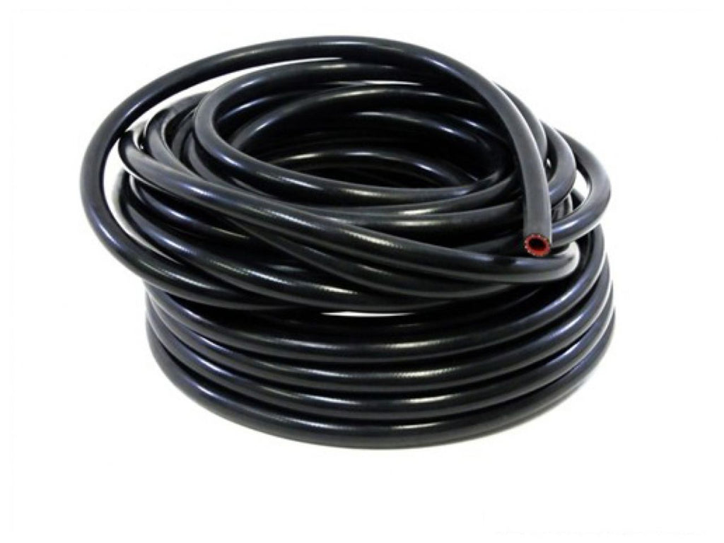 HPS High Temp 1/2" ID (13mm) Reinforced Silicone Heater Hose Black - 100F