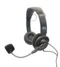 DUAL HEADPHONE W/BOOM IC BLK