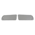 SUNVISOR VINYL GRAY PAIR