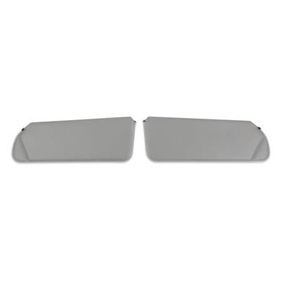 SUNVISOR VINYL GRAY PAIR