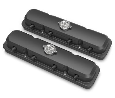 VALVE COVER CST ALUM SATIN BLK