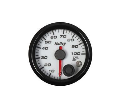 GAUGE 2-1/16 OIL PRES -WHT