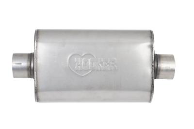 MUFFLER OVAL SS 3IN OFFSET
