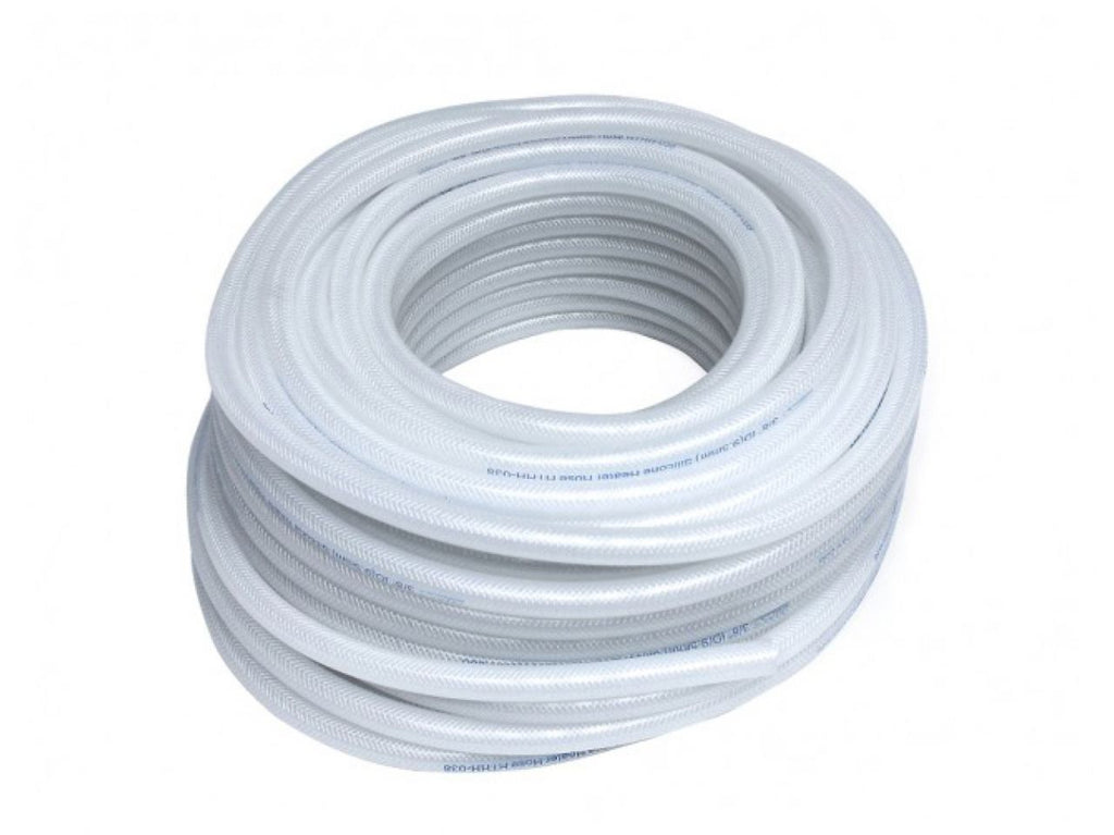 HPS High Temp 3/4" ID (19mm) Reinforced Silicone Heater Hose Clear - 50F