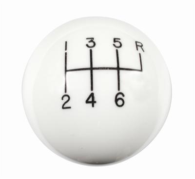 SHIFTER KNOB WHITE C5 VETTE