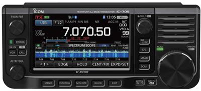 ICOM IC-705 HF/50/144/430 MHz All Mode Portable Transceiver
