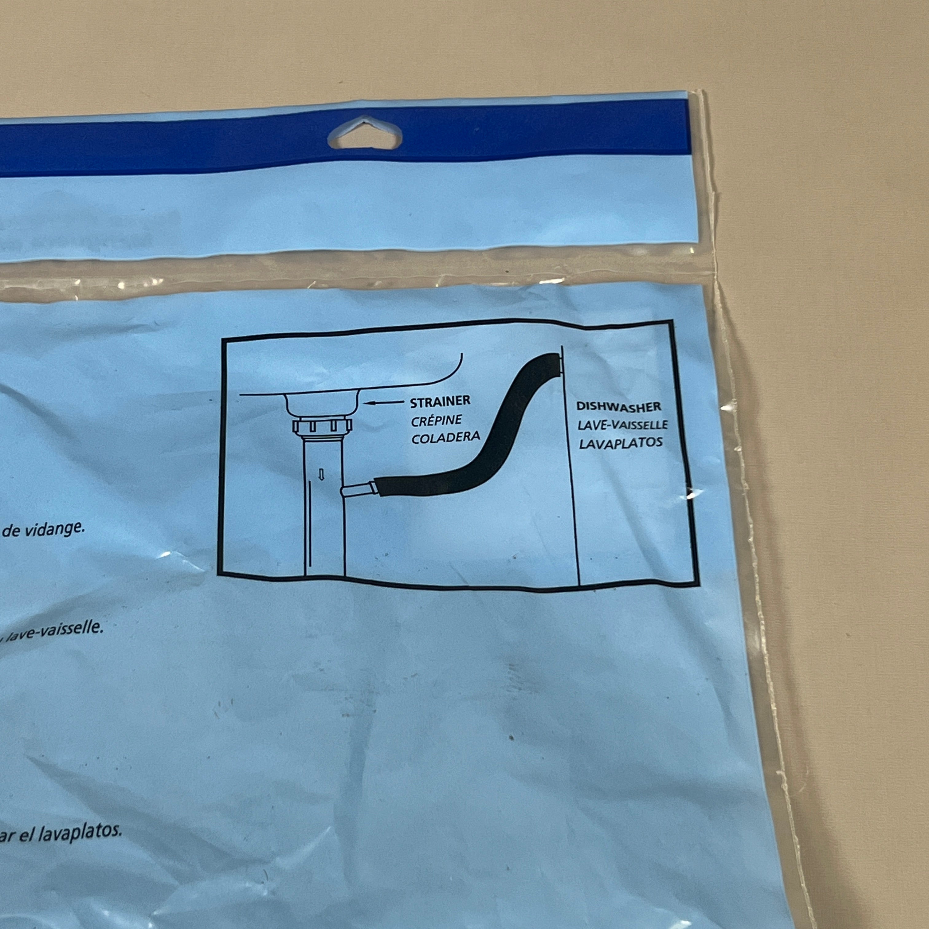 PLUMB PAK Dishwasher Discharge Hose With Clamps 6 In. (New)