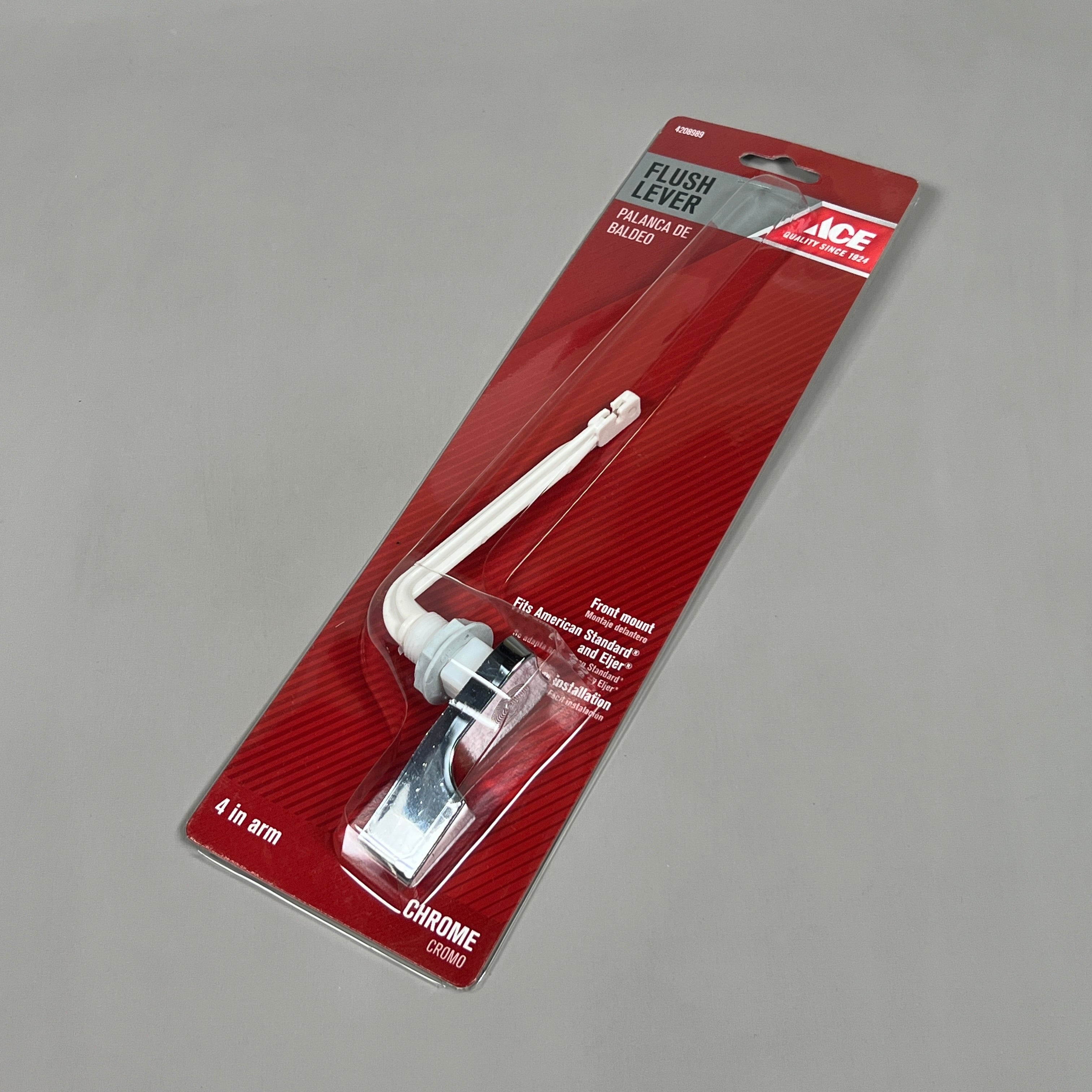 ACE 6-PACK of Tank Flush Lever Chrome for Universal 4 Inch Arm, Front Mount (New)