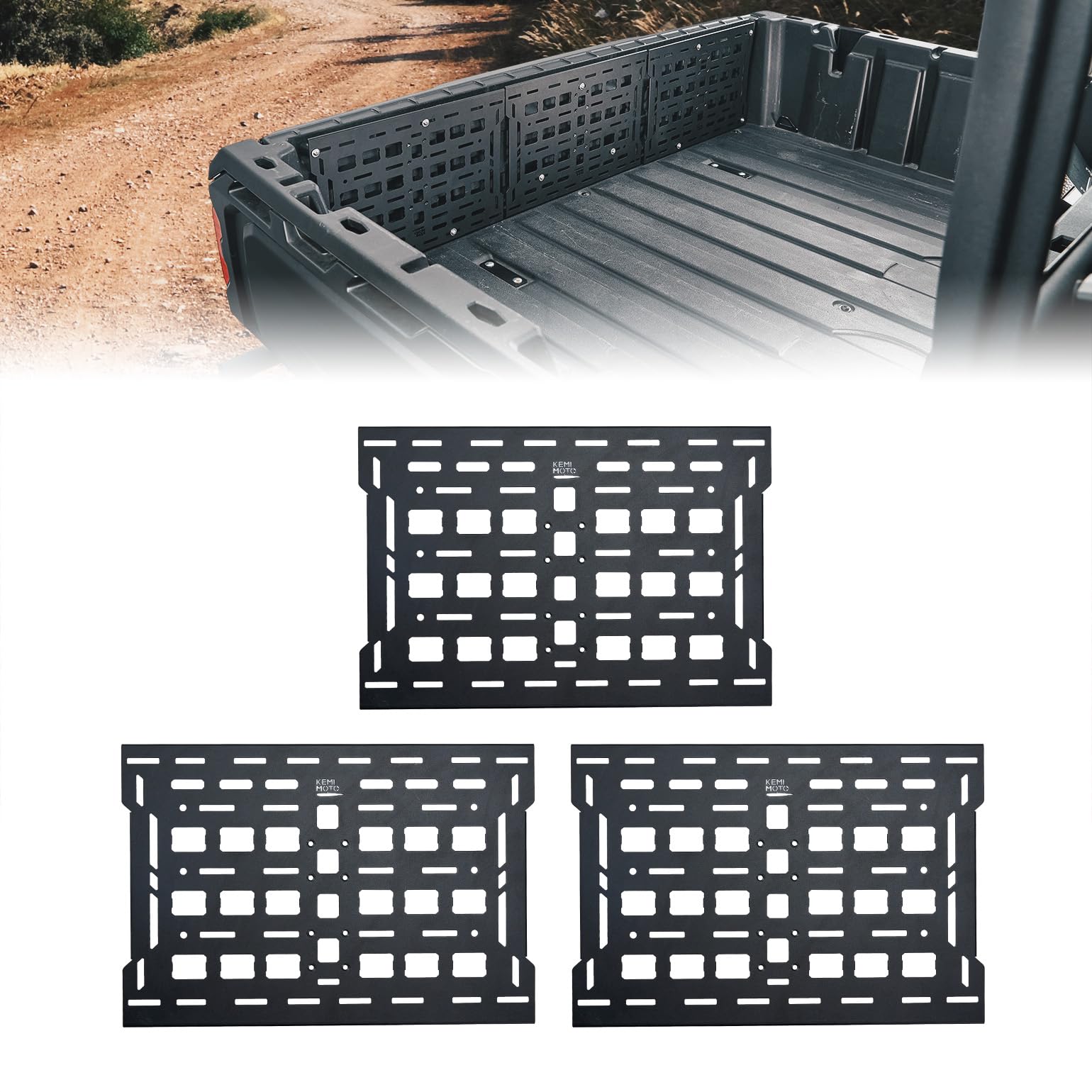 Kemimoto Molle Panel 3-Pack Defender HD10|9|8|7|5