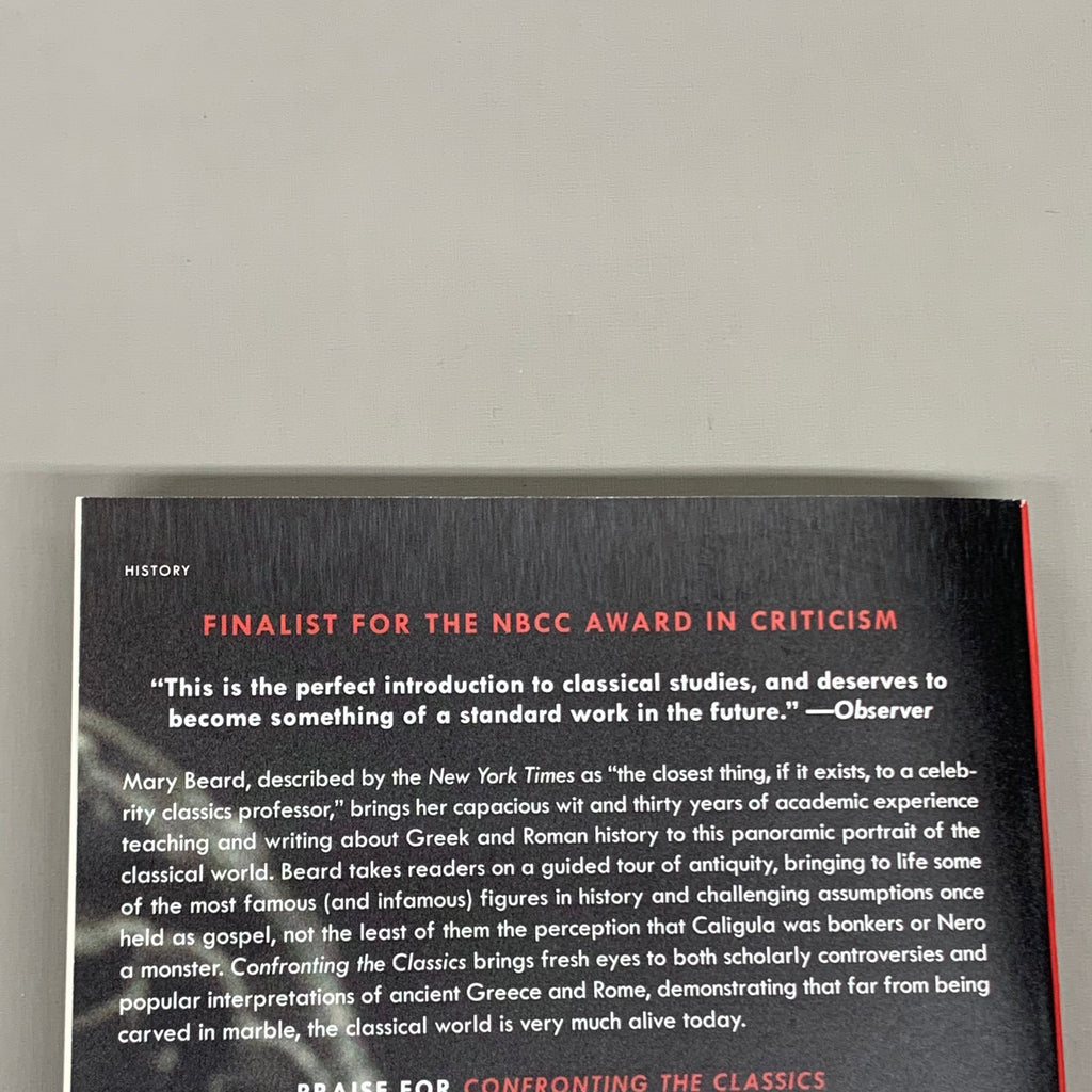 Confronting The Classics Paperback Book By Mary Beard (New)