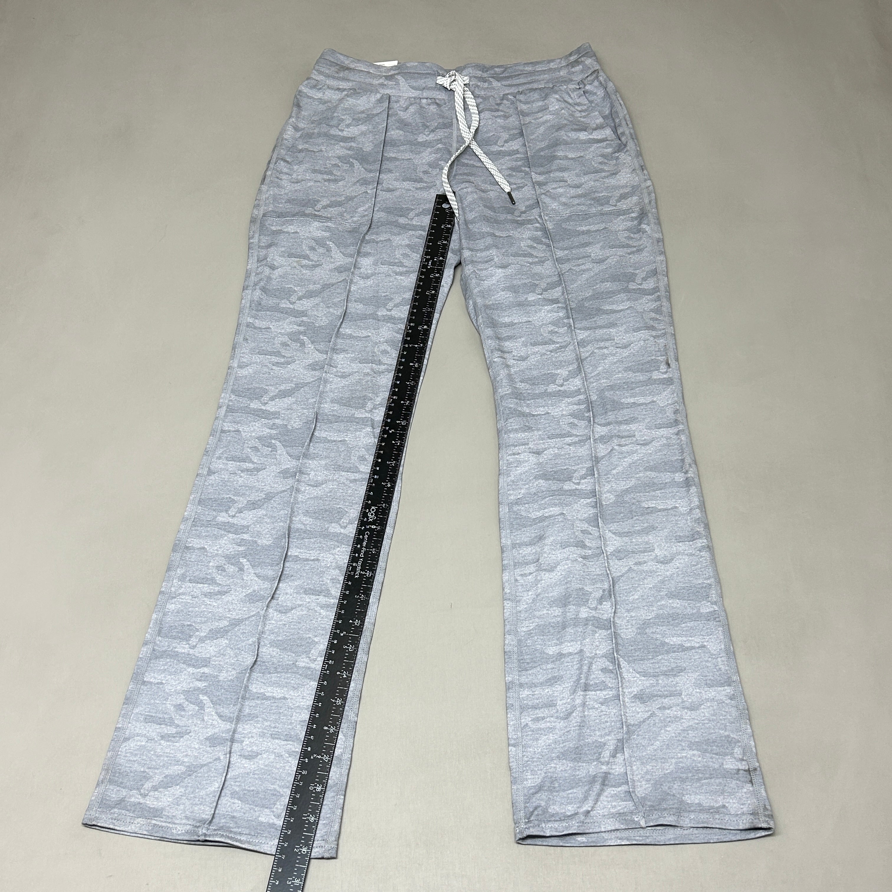 MEMBERS MARK Favorite Straight Leg Soft Pant Light Grey Camo Size Small (New)
