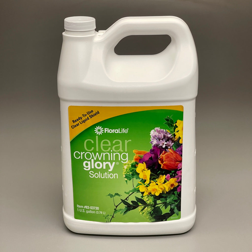 SMITHERS OASIS FloraLife Clear Crowning Glory 1 Gallon Clear (New)