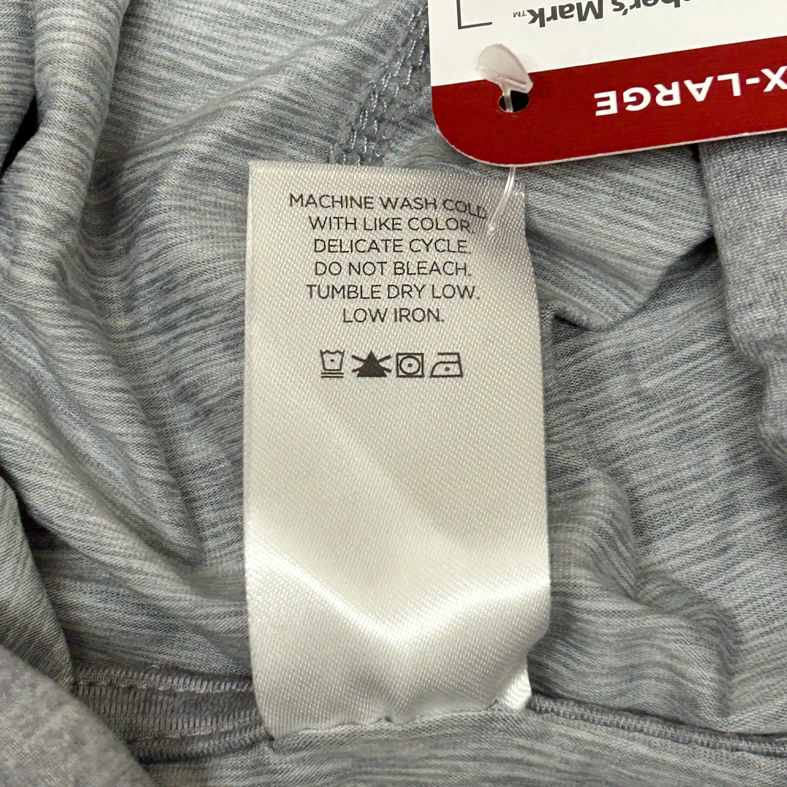 MEMBERS MARK Favorite Soft Pullover Light Grey Camo Size X-Large (New)