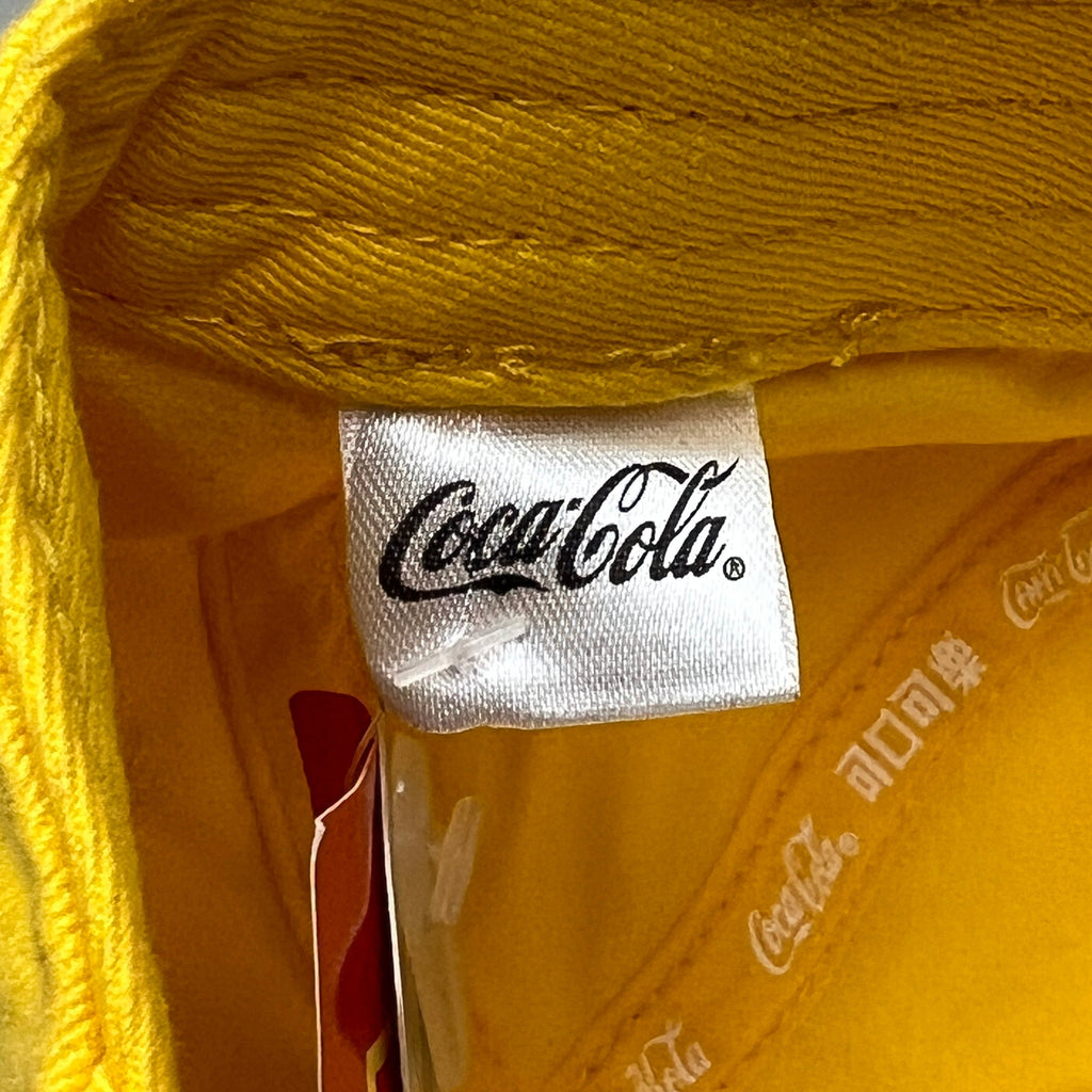 COCA-COLA Beba Baseball Cap Sz One Size Yellow 23641 (New)