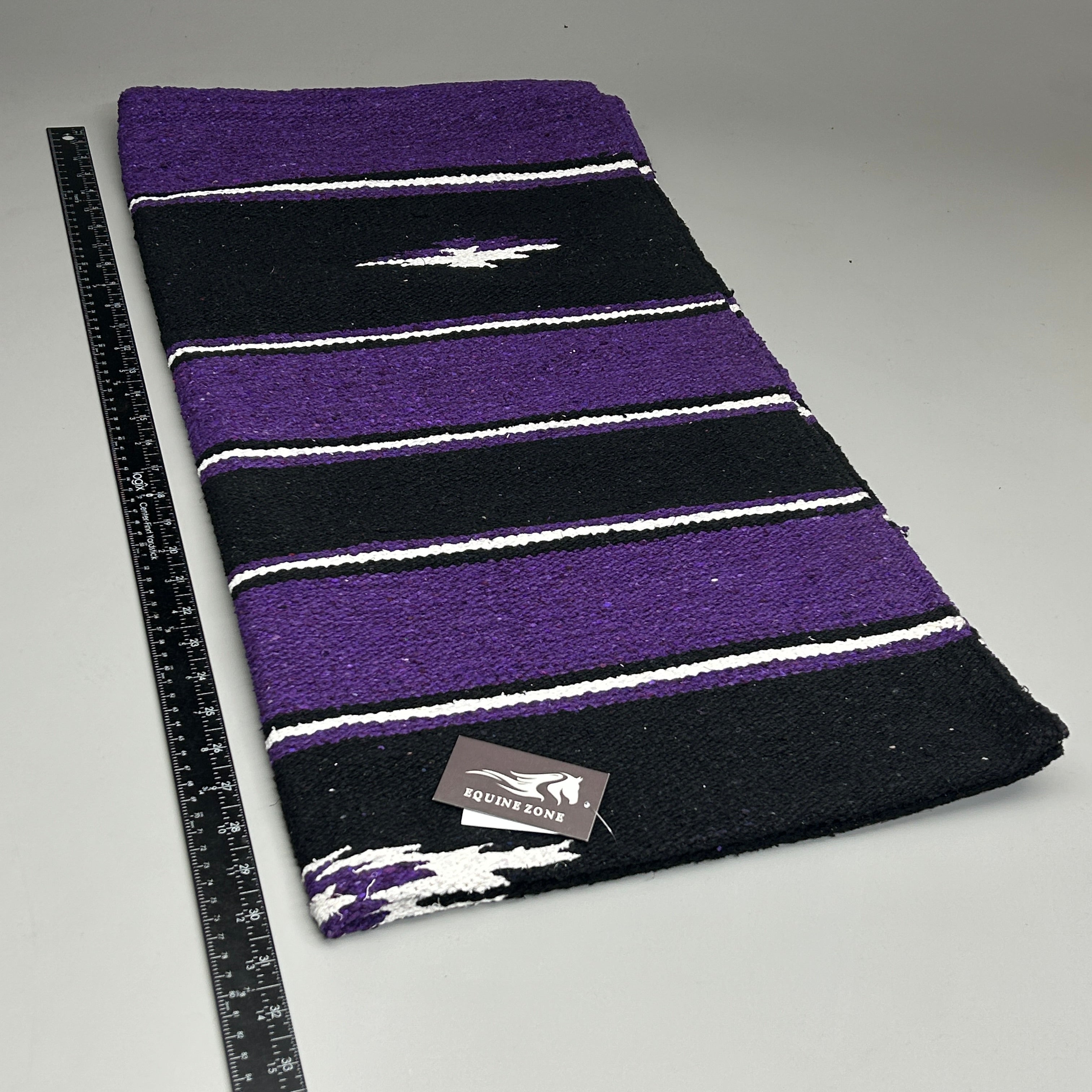 EQUINE ZONE 30" x 60" Saddle Blanket Purple (New)