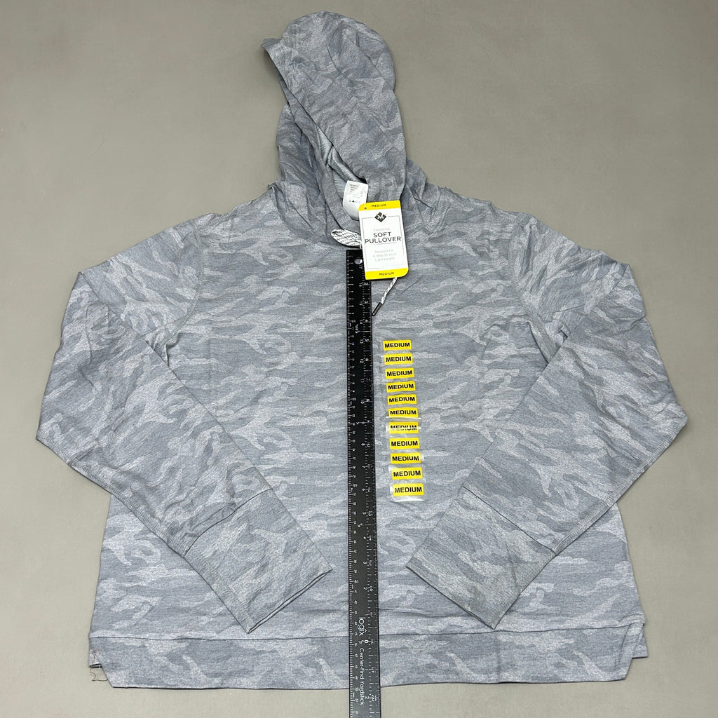 MEMBERS MARK Favorite Soft Pullover Light Grey Camo Size Medium (New)