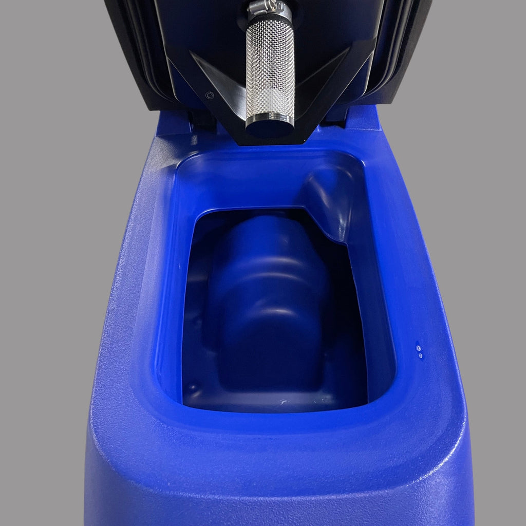 POWERKLEEN Floor Scrubber Transaxle Drive with Battery Shield Blue/Black S-20 (New)