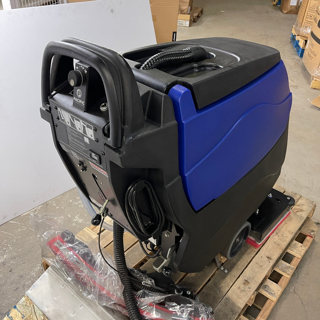 POWERKLEEN Floor Scrubber Transaxle Drive with Battery Shield Blue/Black S-20 (New)
