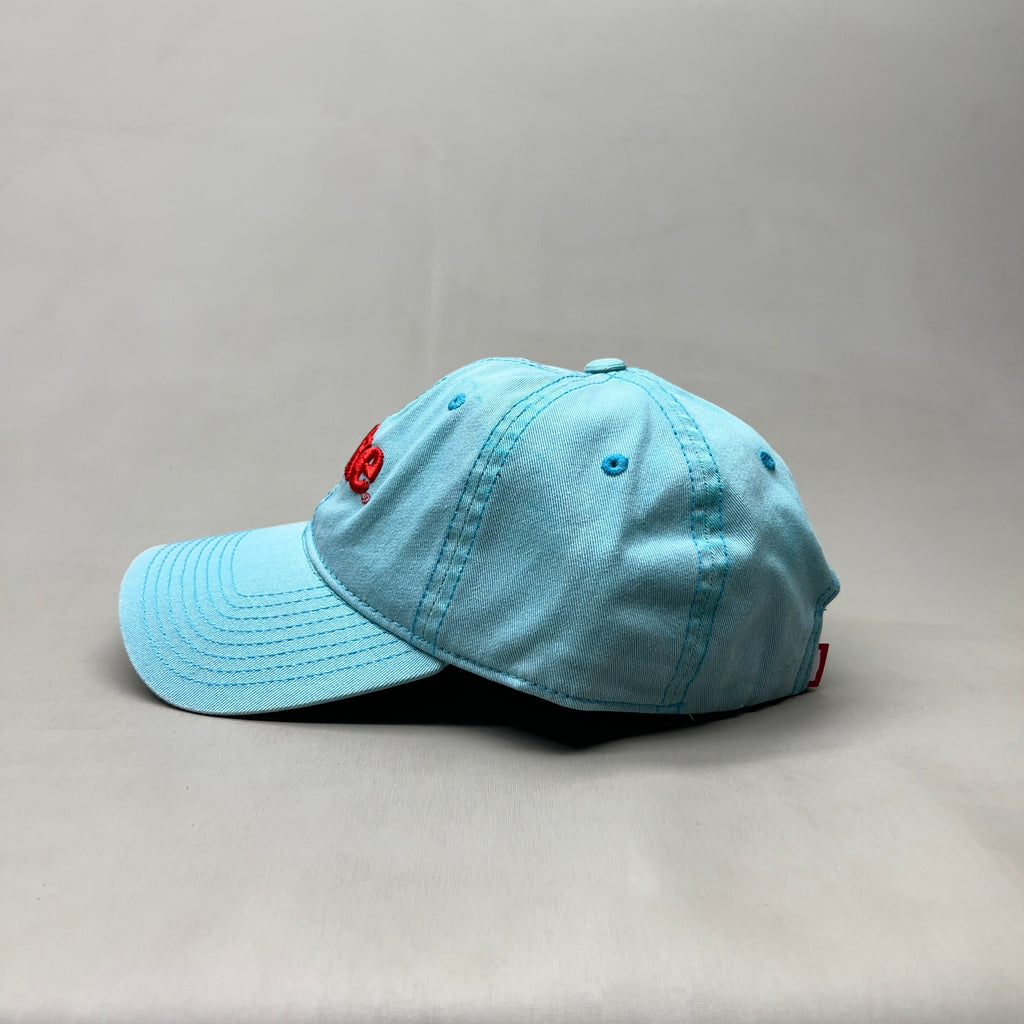 COCA-COLA Baseball Cap Strap Back Sz One Size Bright Aqua 23635 (New)