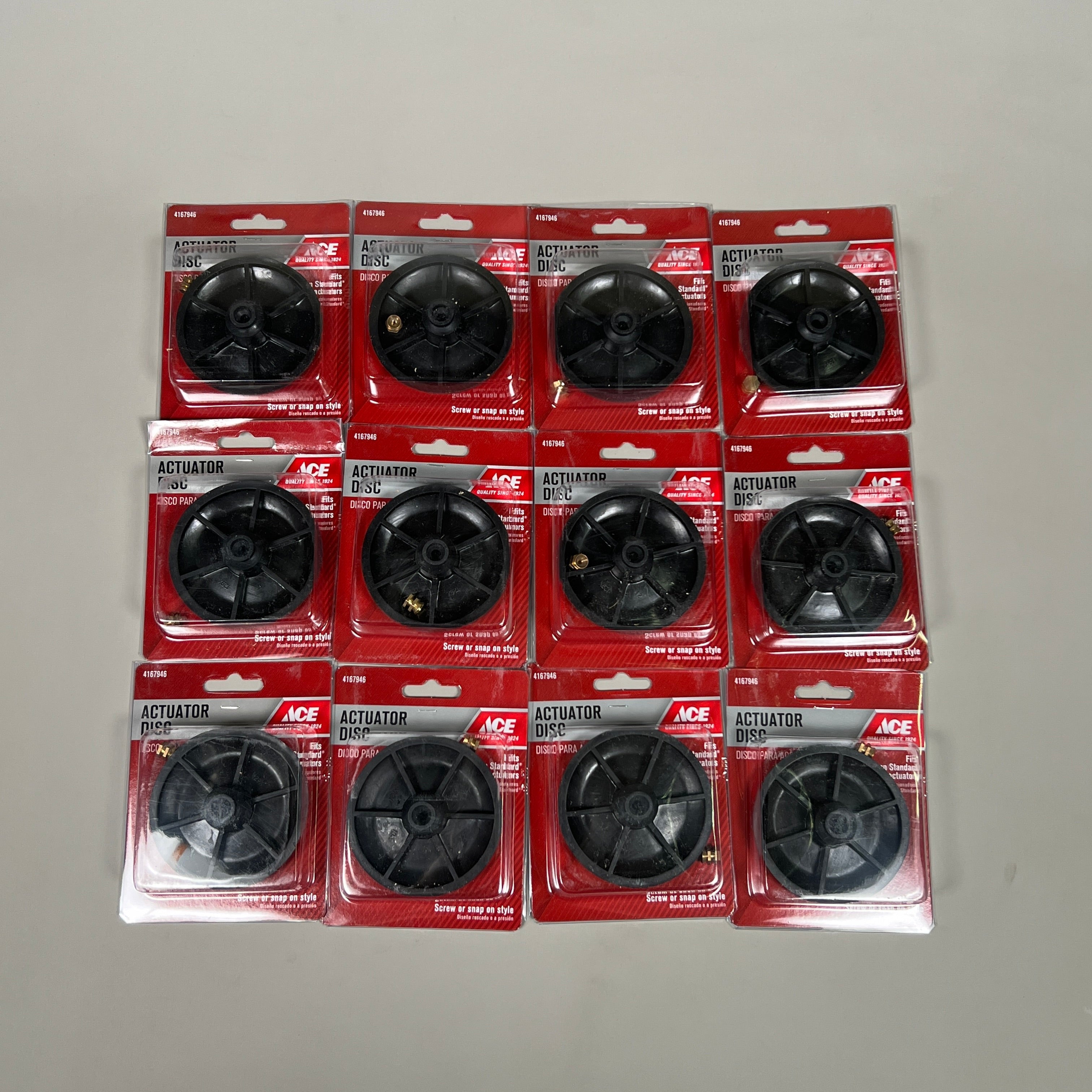 ACE 12-PACK! Actuator Disc for Toilet Flush Valve Black Brass American Standard (New)