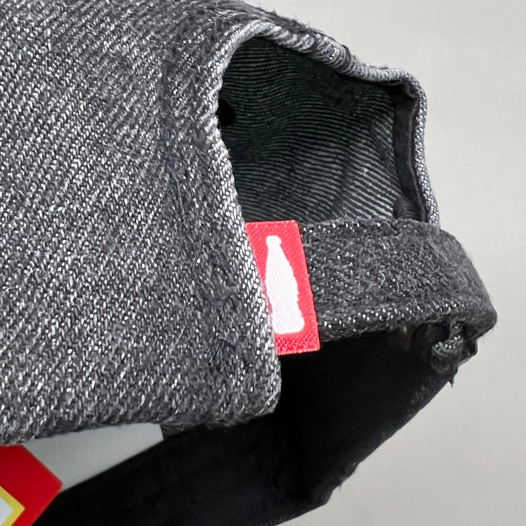 COCA-COLA Baseball Cap Strap Back Sz One Size Black 23635 (New)