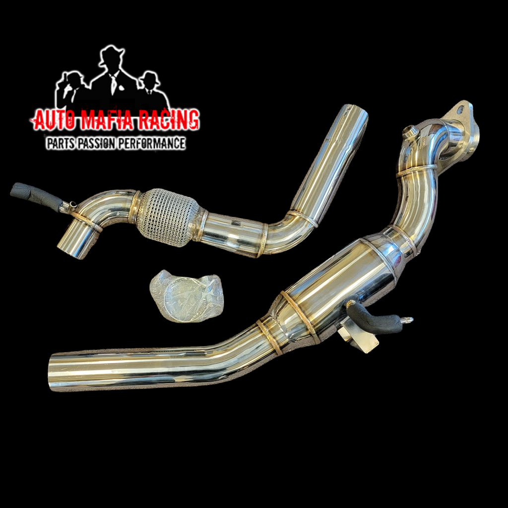 AMR Stainless Steel Catted DownPipe Mustang EcoBoost 2015-2023