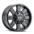 WHEEL ALUM SATIN BLACK 17X9