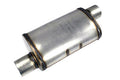 MUFFLER OVAL SS 3IN OFFSET