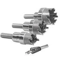 4 PC CARBIDE HOLE CUTTER SET