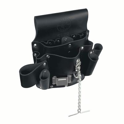 8-POCKET TOOL POUCH WHT/TL