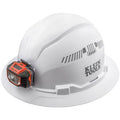HARD HAT  VENTED BRIM W/HEADLA