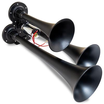 HORN BLACK TRIPLE AIR HORN