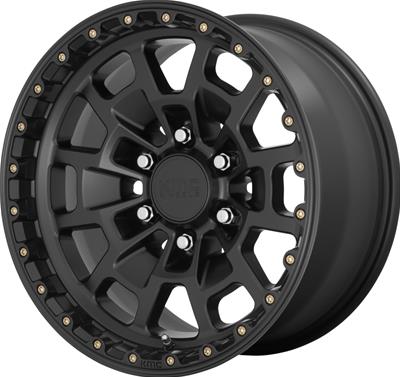WHEEL ALUM SATIN BLK 17X8.5