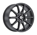 WHEELS MATTE BLACK 17X7