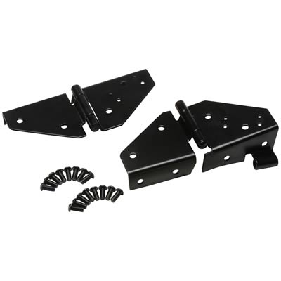 WINDSHIELD HINGE PAIR BLK SS