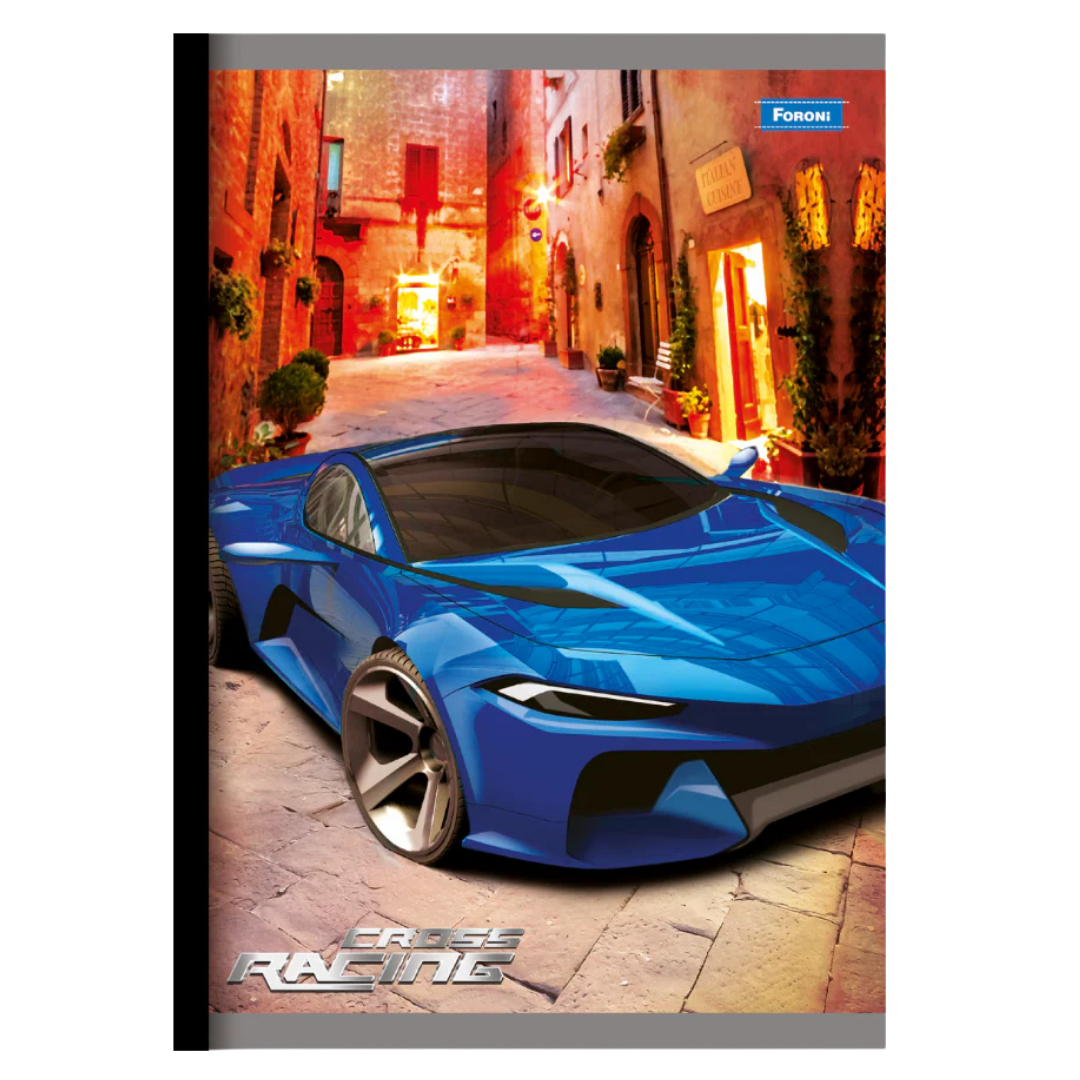 Sports Car Spiral Notebook (8.5?×11?, 200 hojas)