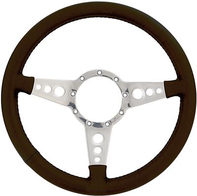 STEERING WHEEL ALUM POLISHED 1