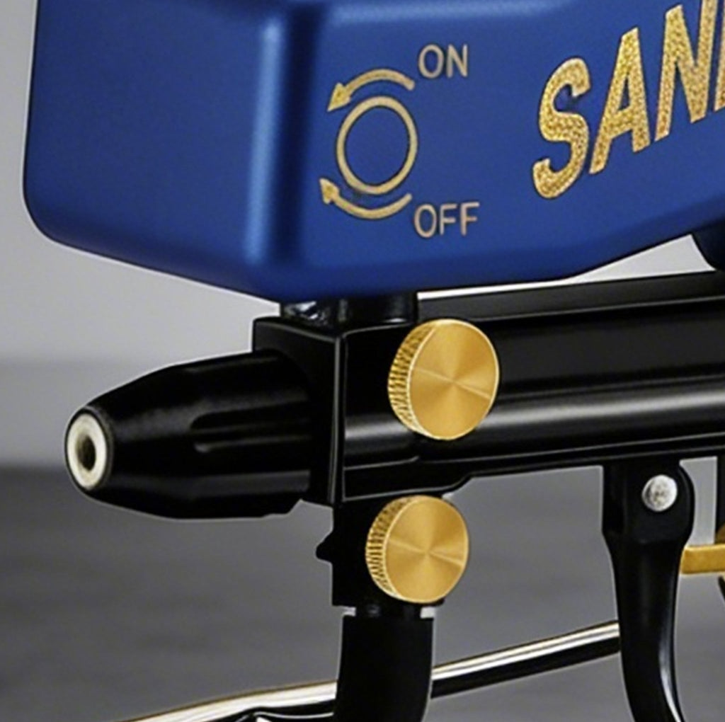 Professional Dual-Feed Sandblaster Gun Kit - 150 PSI with Ceramic Tip & 18oz Hopper (AS118-2)