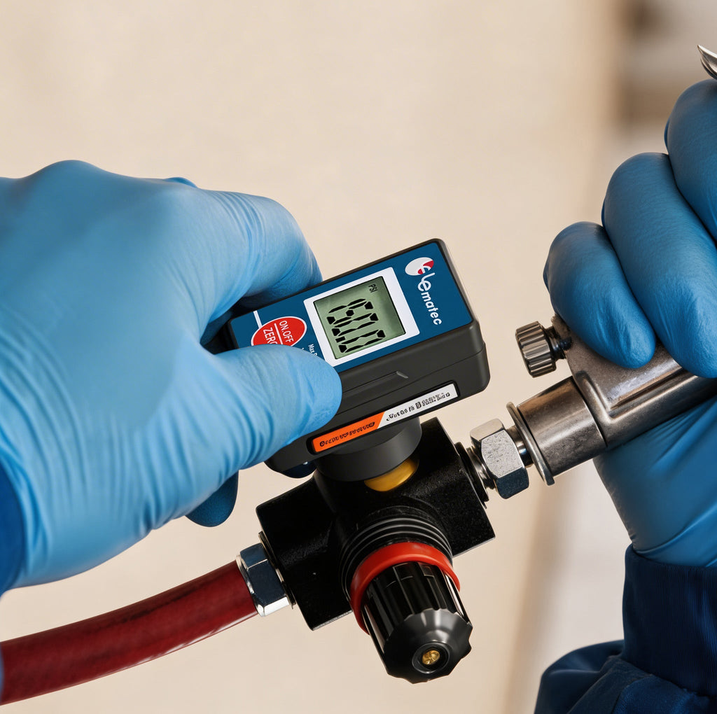 Digital Air Pressure Regulator with LCD Display - Professional 160 PSI Multi-Unit Control (DAR03B)