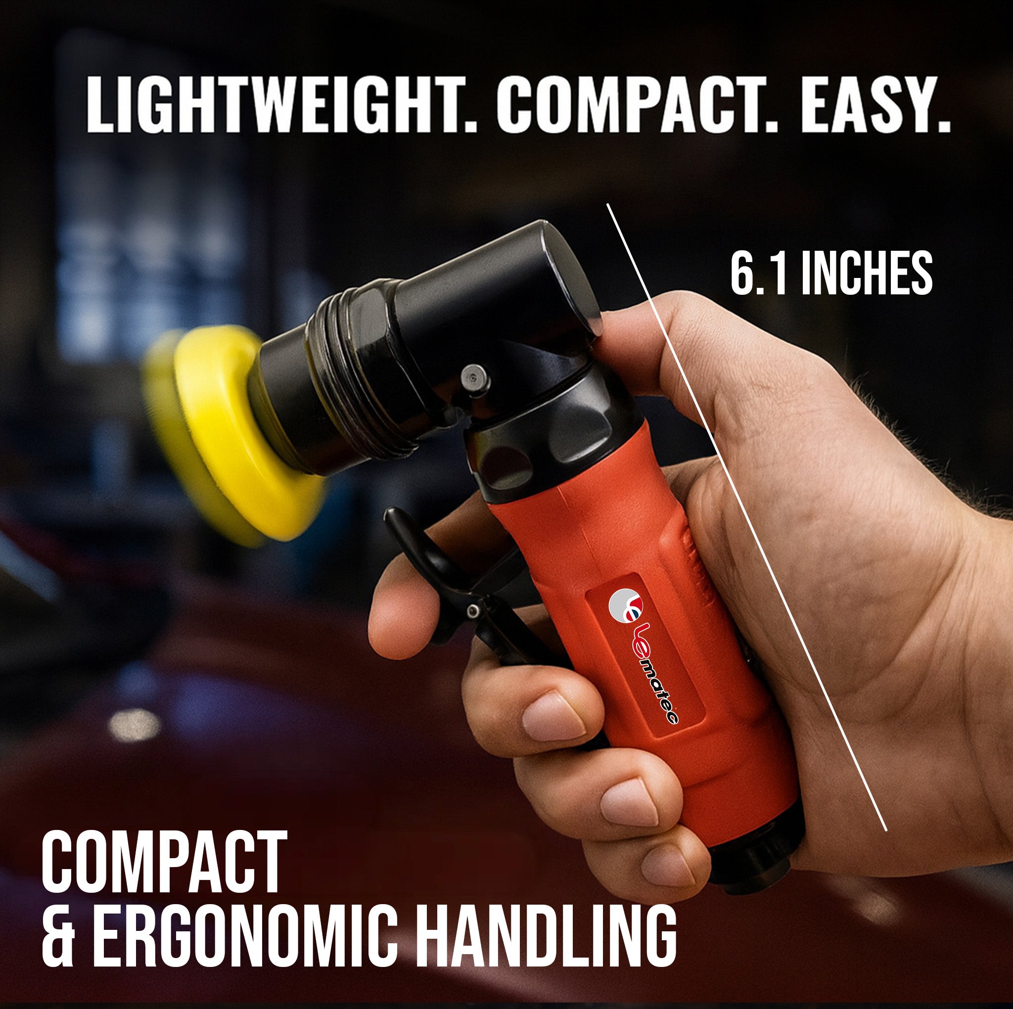 LE-AG31 Air Spot Repair Sander – Lightweight Smooth Finish