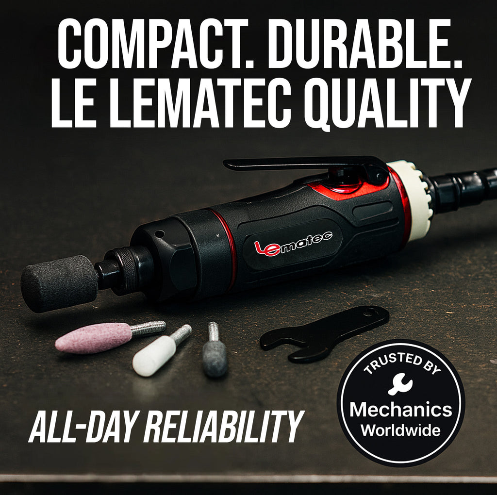 LE-G1045R Air Straight Grinder with Spanner – Precision Finish