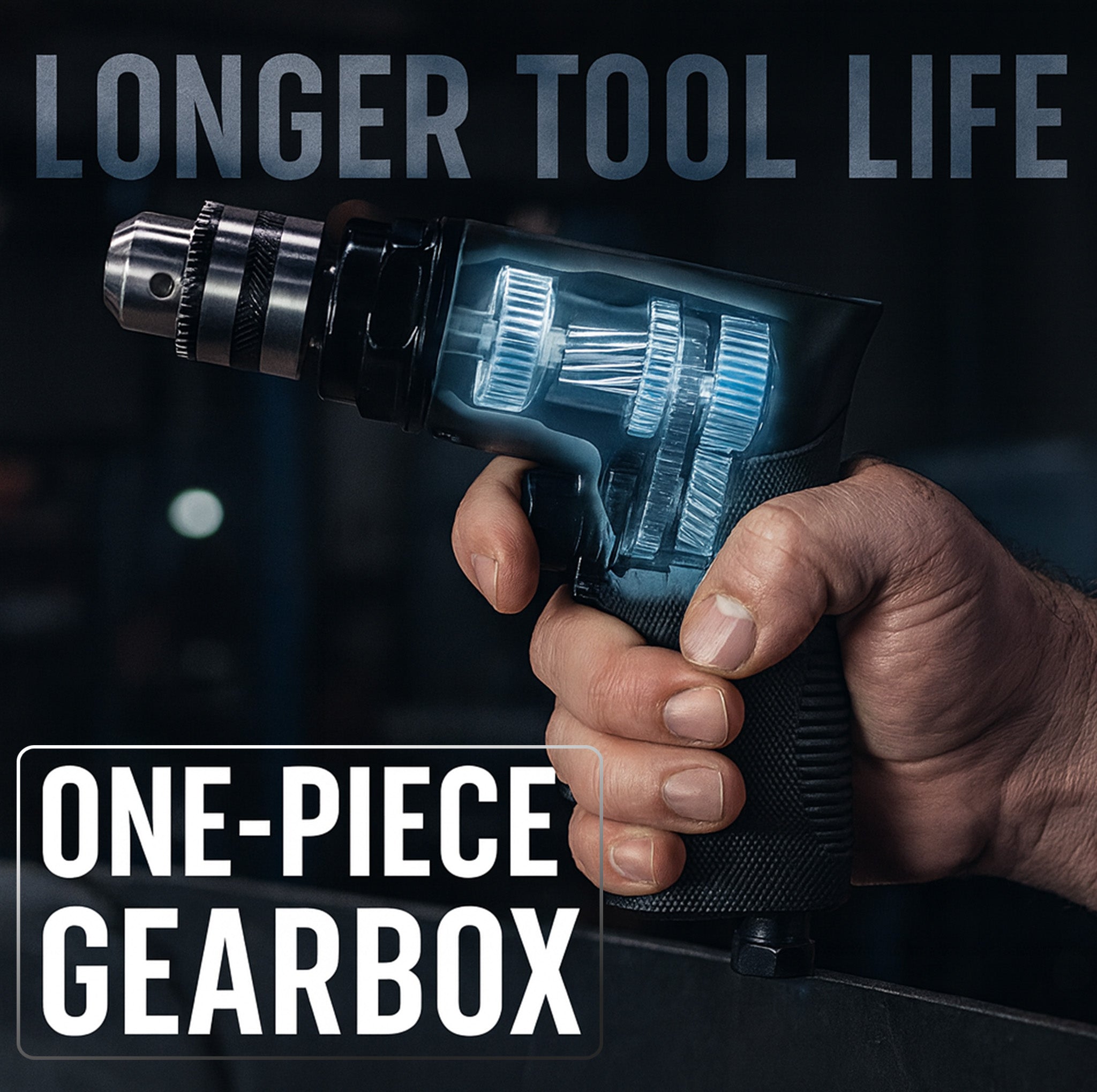 LE-G213P 3/8" Reversible Air Drill – Compact High Torque Tool