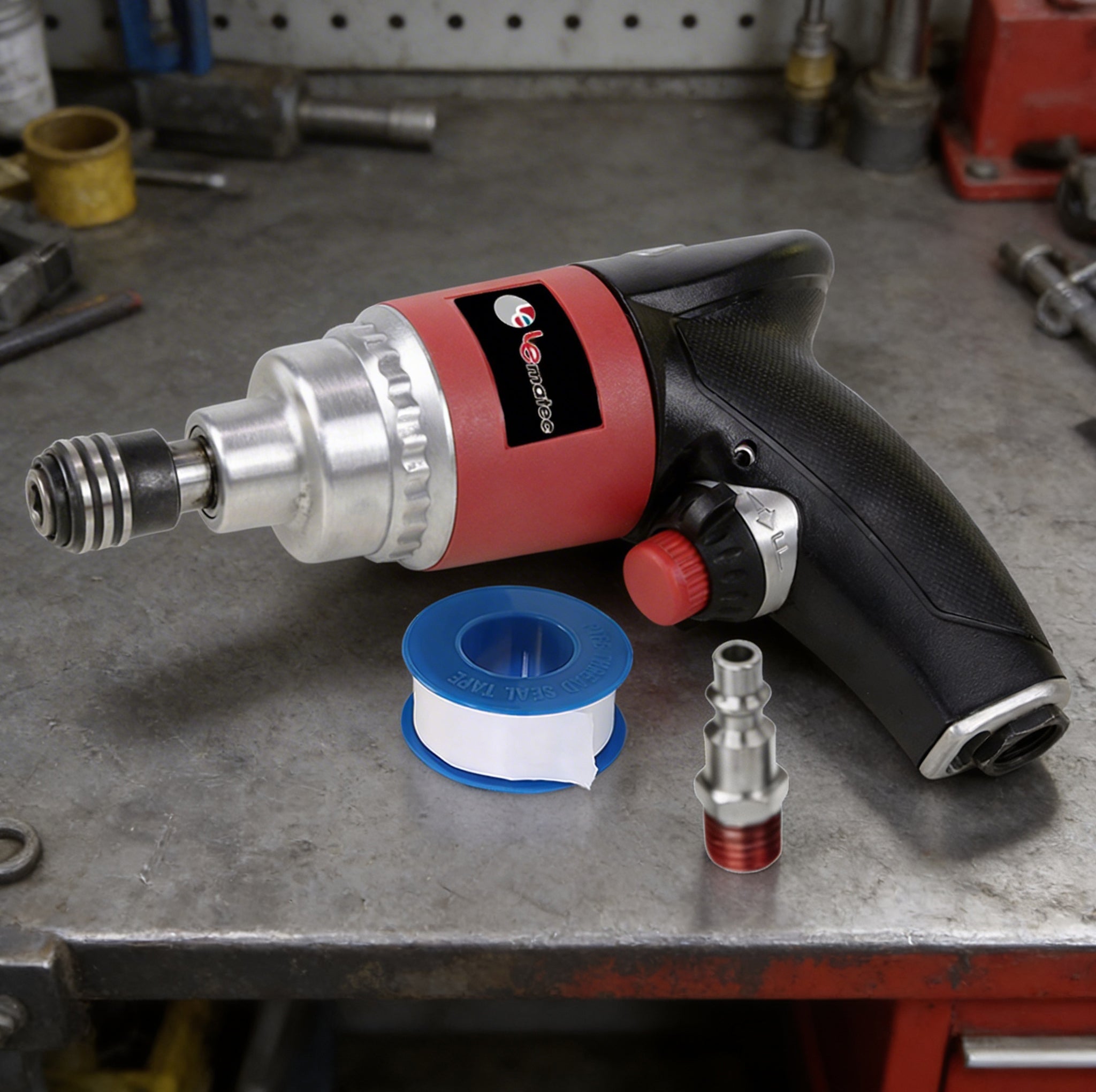 Professional Air Impact Driver - 13000 RPM Twin Hammer with 40 ft-lbs (LE-ID413)